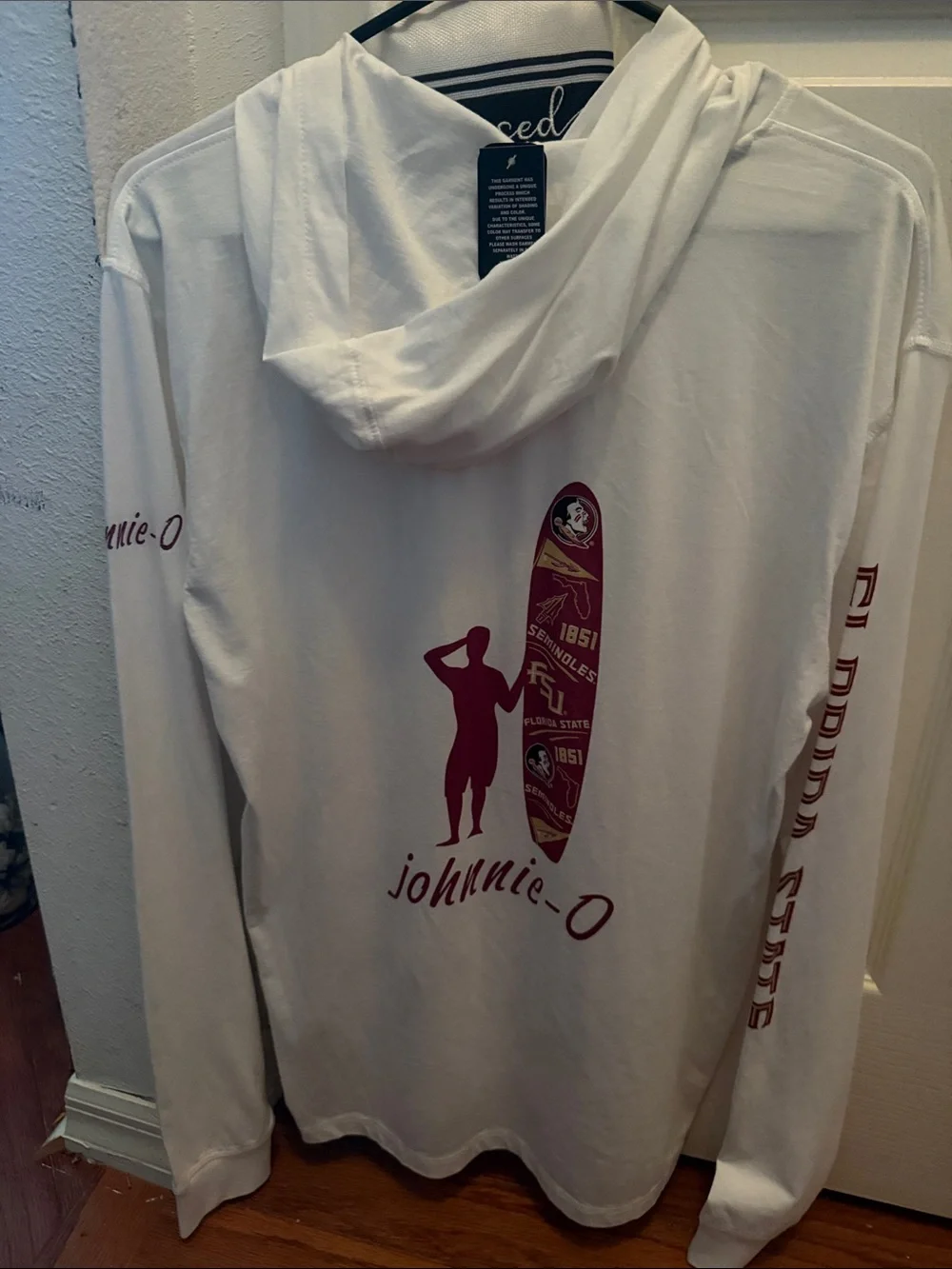 johnnie-O Florida State Long-Sleeve Hooded Shirt